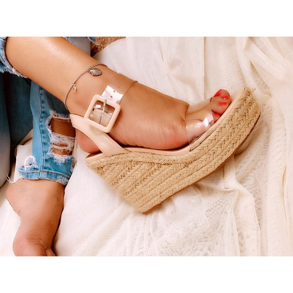 Nude Clear wedges - Picture 5 of 5